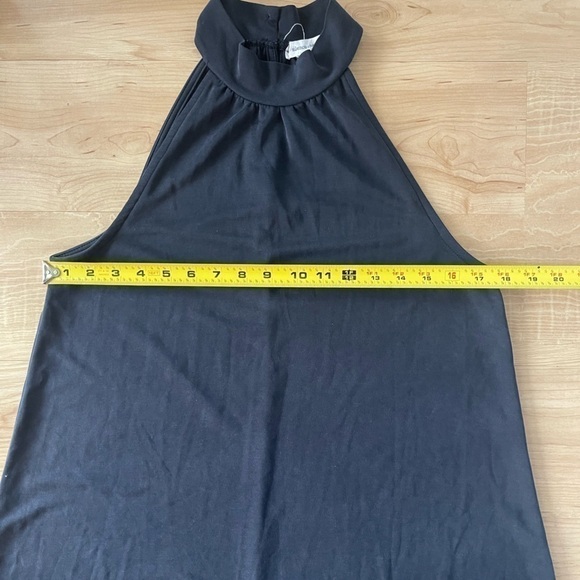 SILENCE + Noise Black Tent Style Halter Top Dress - Picture 7 of 10